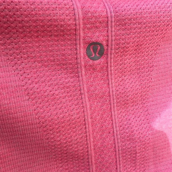 Pink Lululemon Swiftly tee - Picture 4 of 7